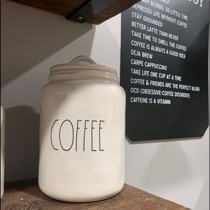 Rae Dunn Coffee Cannister